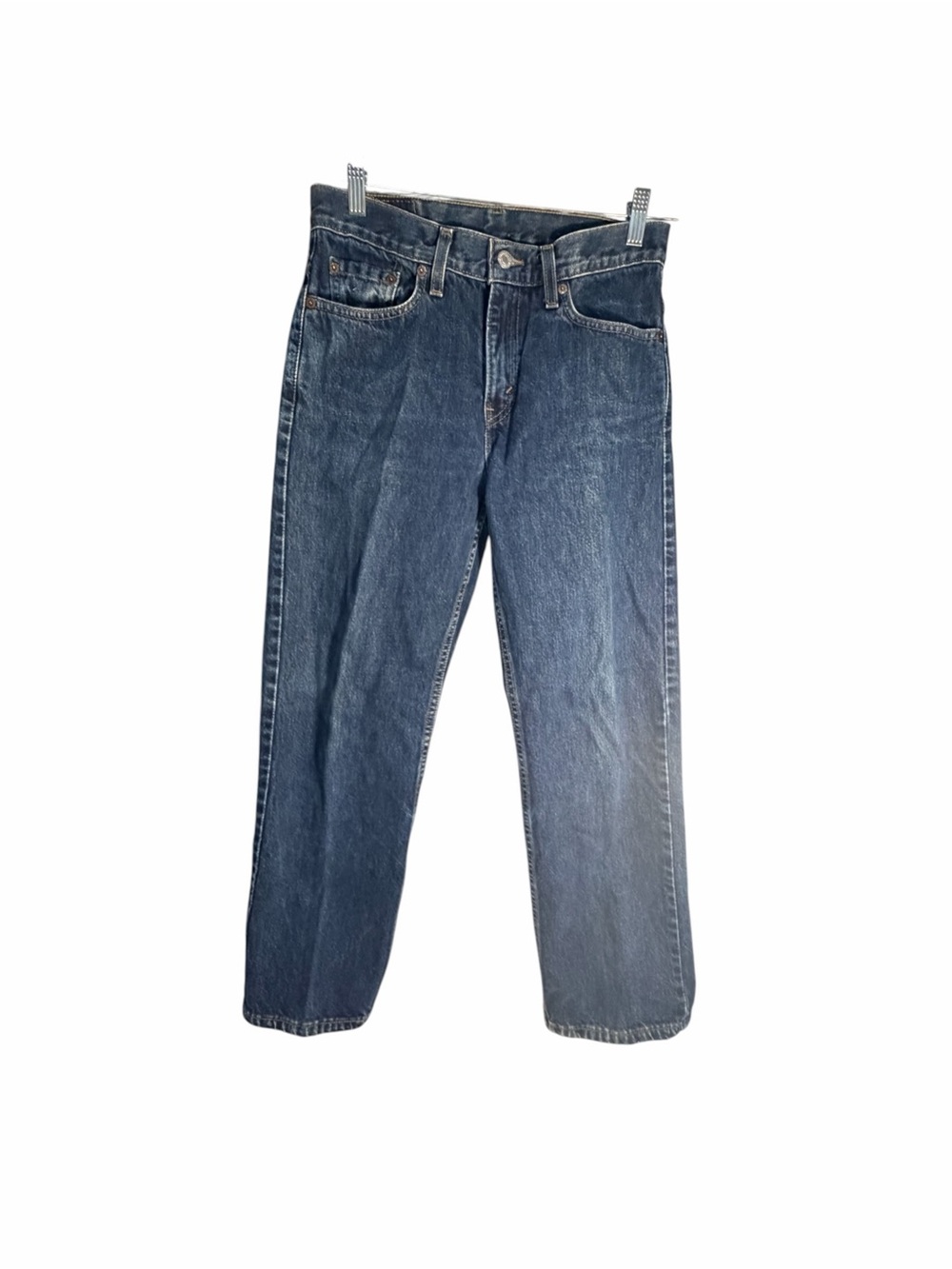 Levis 577 Jeans Blue Denim Lower Rise Loose Baggy Straight Leg Y2K Sz 6